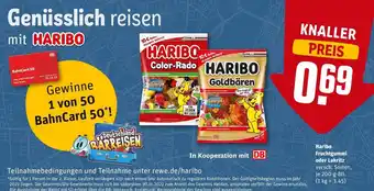 REWE Haribo fruchtgummi oder lakritz Angebot