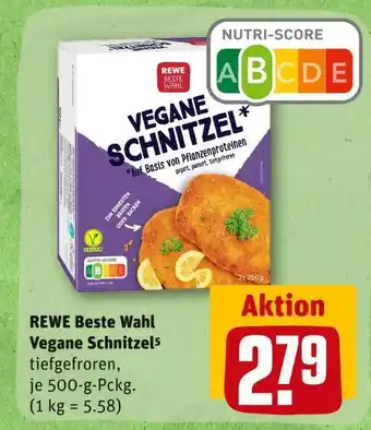 REWE Rewe beste wahl vegane schnitzel Angebot