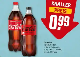 REWE Coca-cola cola Angebot