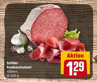 REWE Schiller knoblauchsalami Angebot