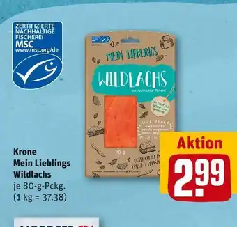 REWE Krone mein lieblings wildlachs Angebot