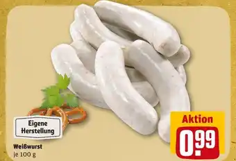 REWE Weißwurst Angebot