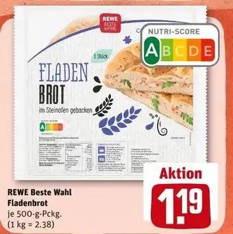 REWE Rewe beste wahl fladenbrot Angebot