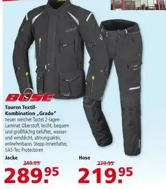 Multi Markt Büse Touren Textil-kombination „Grado” Angebot