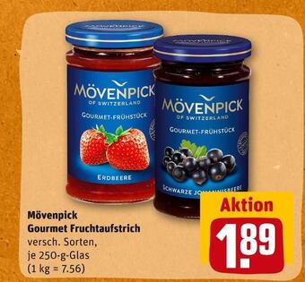 REWE Mövenpick gourmet fruchtaufstrich Angebot