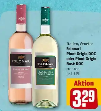 REWE Folonari weißwein oder rosé Angebot