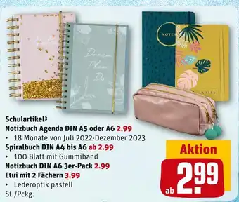 REWE Schulartikel Angebot