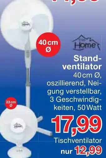 Jawoll Standventilator 40 cm Angebot