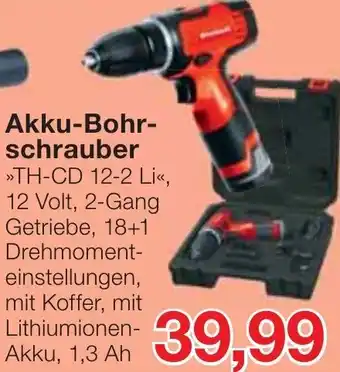 Jawoll Einhell Akku Bohrschrauber TH-CD 12-2 Li Angebot