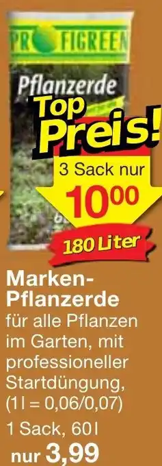 Jawoll Marken Pflanzerde 180 Liter Angebot