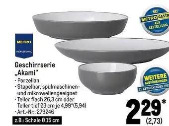 METRO Metro Professional Geschirrserie „akami“ Angebot