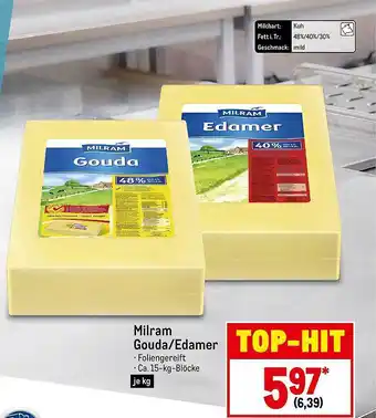 METRO Milram Gouda Oder Edamer Angebot