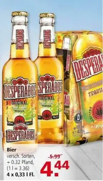 Multi Markt Desperados Bier 4x0,33L Angebot