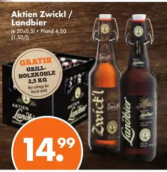 Trink und Spare Aktien Zwick'l / Landbier 20*500ml Angebot