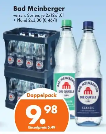 Trink und Spare Bad Meinberger 2*12*1L Angebot