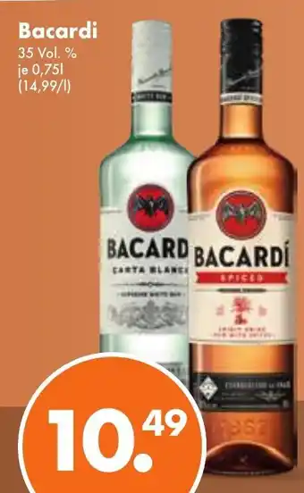 Trink und Spare Bacardi Rum 750ml Angebot