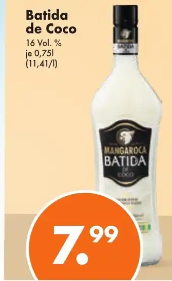 Trink und Spare Batida de Coco 750ml Angebot
