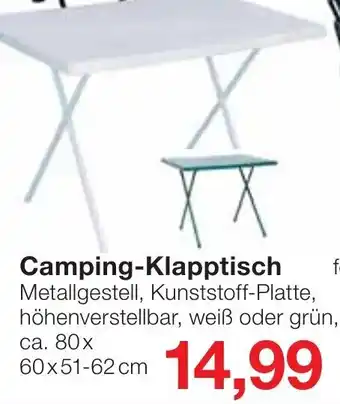 Jawoll Camping Klapptisch Angebot