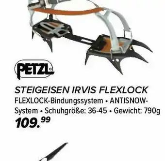 Hervis Petzl Steigeisen Irvis Flexlock Angebot