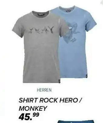 Hervis Shirt Rock Hero Monkey Angebot