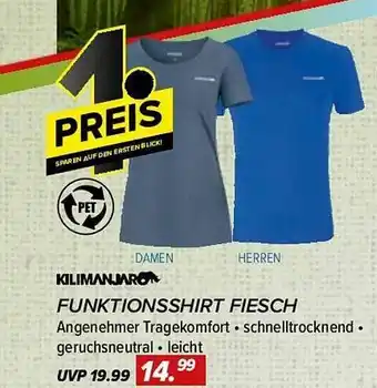 Hervis Kilimanjaro Funktionsshirt Fiesch Angebot