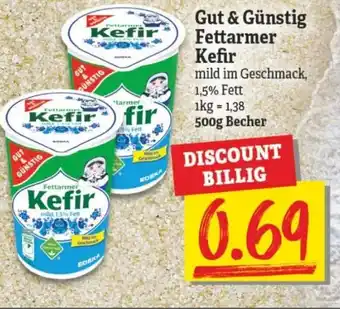 NP Discount Gut & Gunstig Fettarmer Kefir 500g Angebot