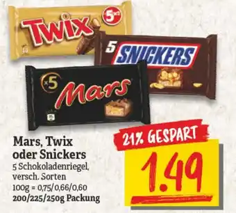 NP Discount Mars, Twix oder Snickers Angebot