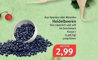 Feneberg Heidelbeeren 500g Angebot