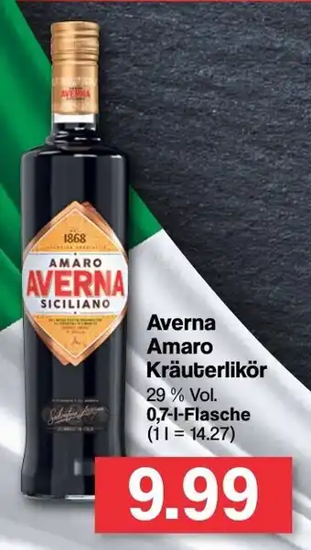 Famila Nord West Averna Amaro Kräuterlikör 0,7-l-Flasche Angebot