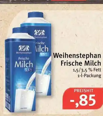 Feneberg Weihenstephan Frische Milch 1L Angebot