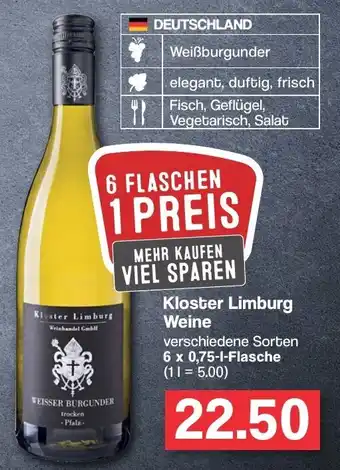 Famila Nord West Kloster Limburg Weine 6 x 0,75-l-Flasche Angebot