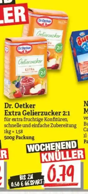 NP Discount Dr. Oetker Extra Gelierzucker 2:1 500g Angebot