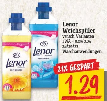 NP Discount Lenor Weichspüler Angebot