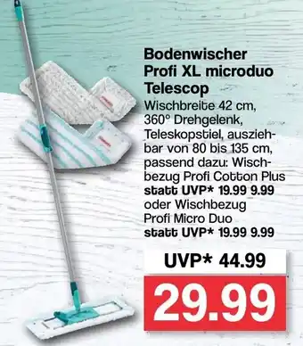 Famila Nord West Bodenwischer Profi XL microduo Telescop Angebot