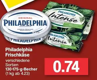 Famila Nord West Philadelphia Frischkäse 130-175- g- Becher Angebot