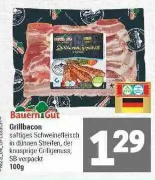 Marktkauf Bauern Gut Grillbacon 100g Angebot