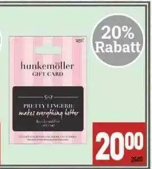 Marktkauf Hunkemoller Gift Card Angebot