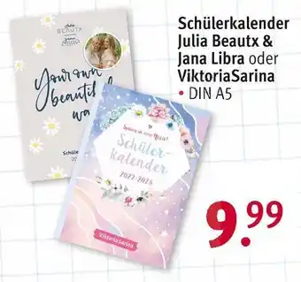 Rossmann Schülerkalender Angebot