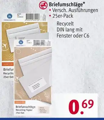 Rossmann Briefumschläge Angebot