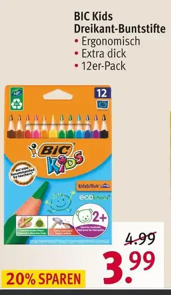 Rossmann Bic kids dreikant-buntstifte Angebot