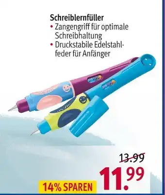 Rossmann Schreiblernfüller Angebot