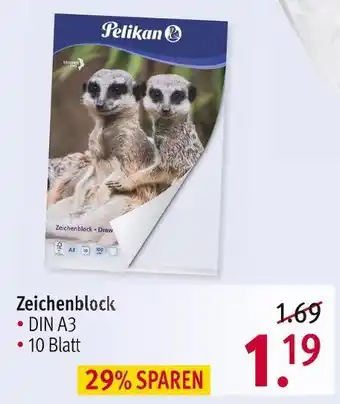 Rossmann Pelikan zeichenblock Angebot