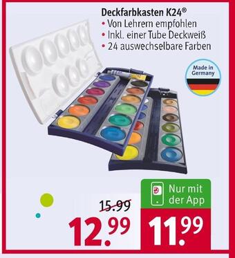 Rossmann Deckfarbkasten k24 Angebot