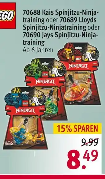 Rossmann Lego spinjitzu-ninjatraining Angebot