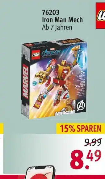 Rossmann Lego iron man mech Angebot
