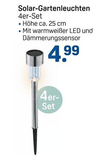 Rossmann Solar-gartenleuchten Angebot