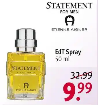 Rossmann Etienne aigner edt spray statement for men Angebot