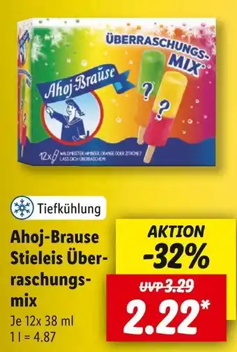 Lidl Ahoj-brause stieleis überraschungsmix Angebot