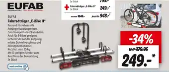 Lidl Eufab fahrradträger „e-bike ii“ Angebot