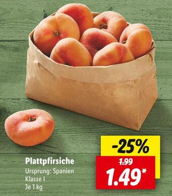 Lidl Plattpfirsiche Angebot